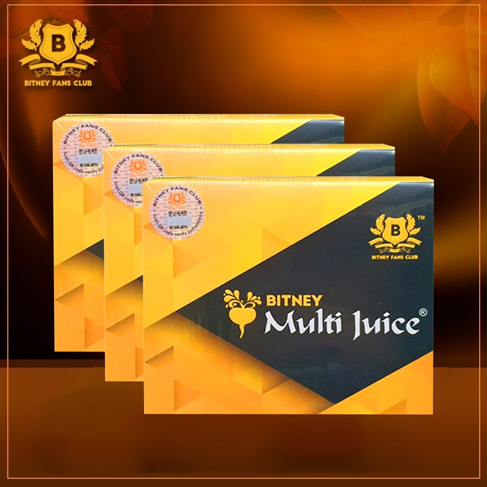 Combo 3 Trà Thảo Dược Tế Bào Gốc Multi Juice Vị Cũ Chuẩn Hệ Thống Hộp 10 Gói