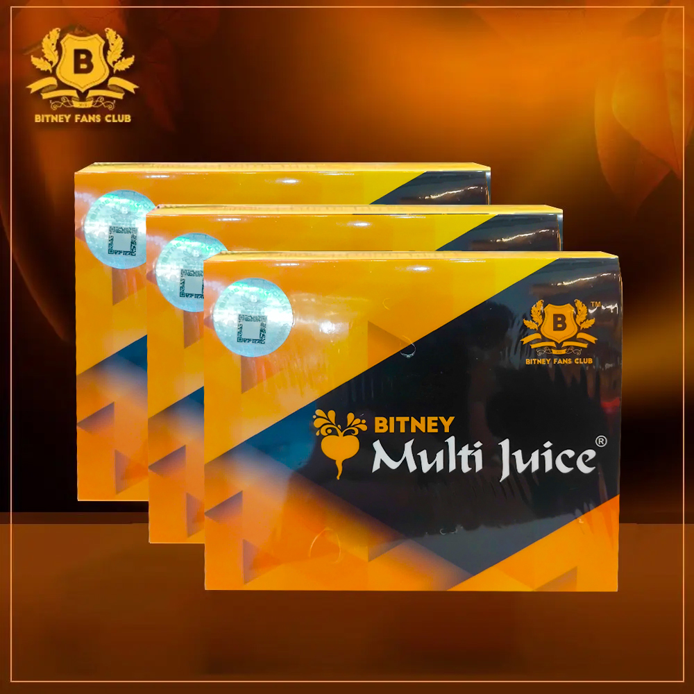 Combo 3 Trà Thảo Dược Tế Bào Gốc Multi Juice Vị Cũ Chuẩn Hệ Thống Hộp 10 Gói